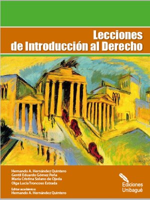 cover image of Lecciones de Introducción al Derecho